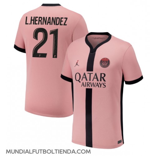 Camiseta Paris Saint-Germain Lucas Hernandez #21 Tercera Equipación Replica 2024-25 mangas cortas